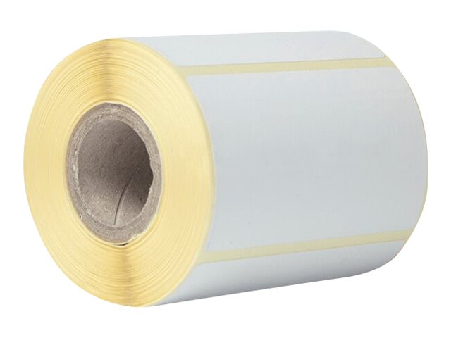 Brother - Blanc - 76 x 44 mm 400 étiquette(s) (1 rouleau(x) x 400) Étiquettes en forme découpée (pack de 8) - pour Brother TD-4410D, TD-4420DN, TD-4520DN, TD-4550DNWB; RuggedJet RJ-3150 - BDE1J044076066 - Étiquettes à imprimer