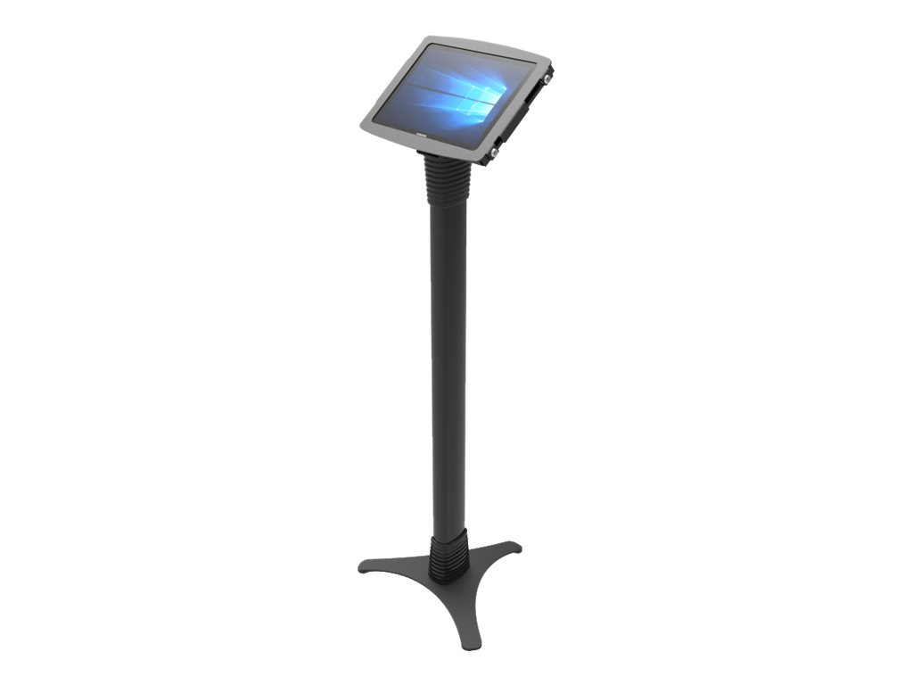 Compulocks Adjustable Floor Stand For Surface Pro 7 Tablet Self Service Kiosk - Pied - pour tablette - verrouillable - fonte, aluminium de haute qualité - noir - posé sur le sol - pour Microsoft Surface Pro (Mi-2017), Pro 3, Pro 4, Pro 6, Pro 7; Samsung Galaxy TabPro S - 147B912SGEB - Accessoires pour ordinateur portable et tablette