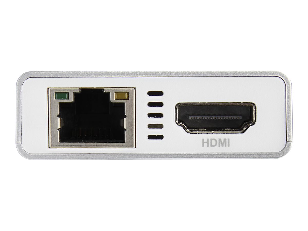 StarTech.com Adaptateur multiport USB-C pour ordinateur portable - VGA, USB  3.0, GbE et Power Delivery 60W - Hub USB-C pour PC portable - Station  d'accueil - USB-C - VGA - GigE 
