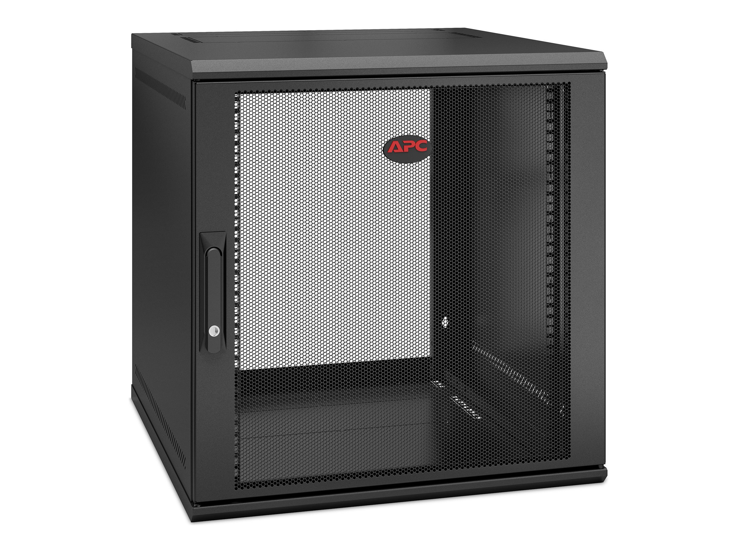 APC NetShelter WX AR112SH6 - Armoire - montable sur mur - noir - 12U - 19" - AR112SH6 - Accessoires pour serveur