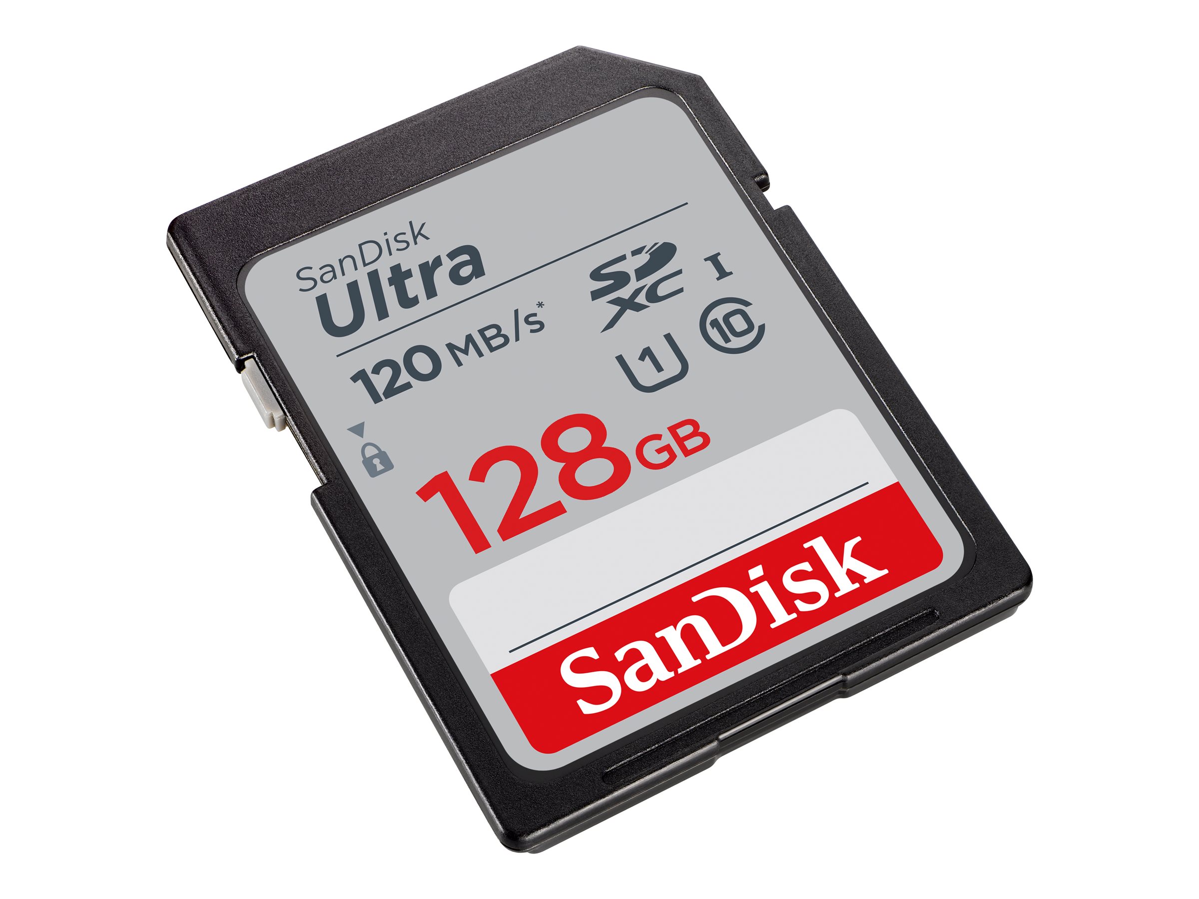 SanDisk Ultra - Carte mémoire flash - 128 Go - Class 10 - SDHC UHS-I - SDSDUNB-128G-GN6IN - Cartes flash