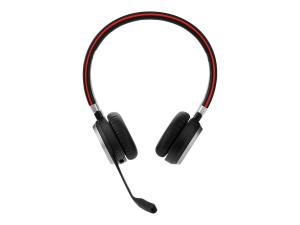 Jabra Evolve 65 SE UC Stereo - Micro-casque - sur-oreille - Bluetooth - sans fil - USB - avec support de chargement - Optimisé pour la CU - pour Jabra Evolve; LINK 380a MS - 6599-833-499 - Écouteurs
