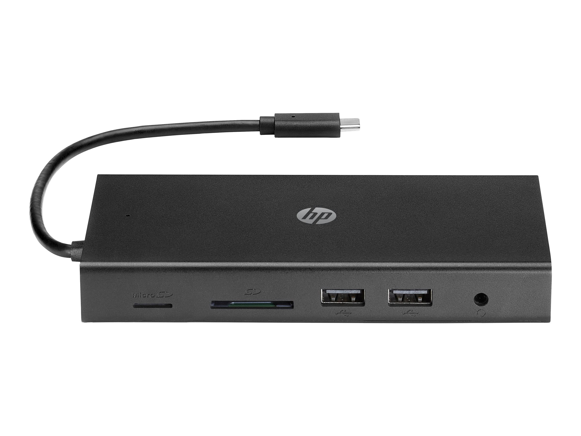 HP Travel Hub - Réplicateur de port - USB-C - VGA, HDMI - pour OMEN Transcend by HP 16; Victus by HP Laptop 15, 16; Laptop 15; Pavilion Plus Laptop 14 - 1C1Y5AA - Stations d'accueil pour ordinateur portable