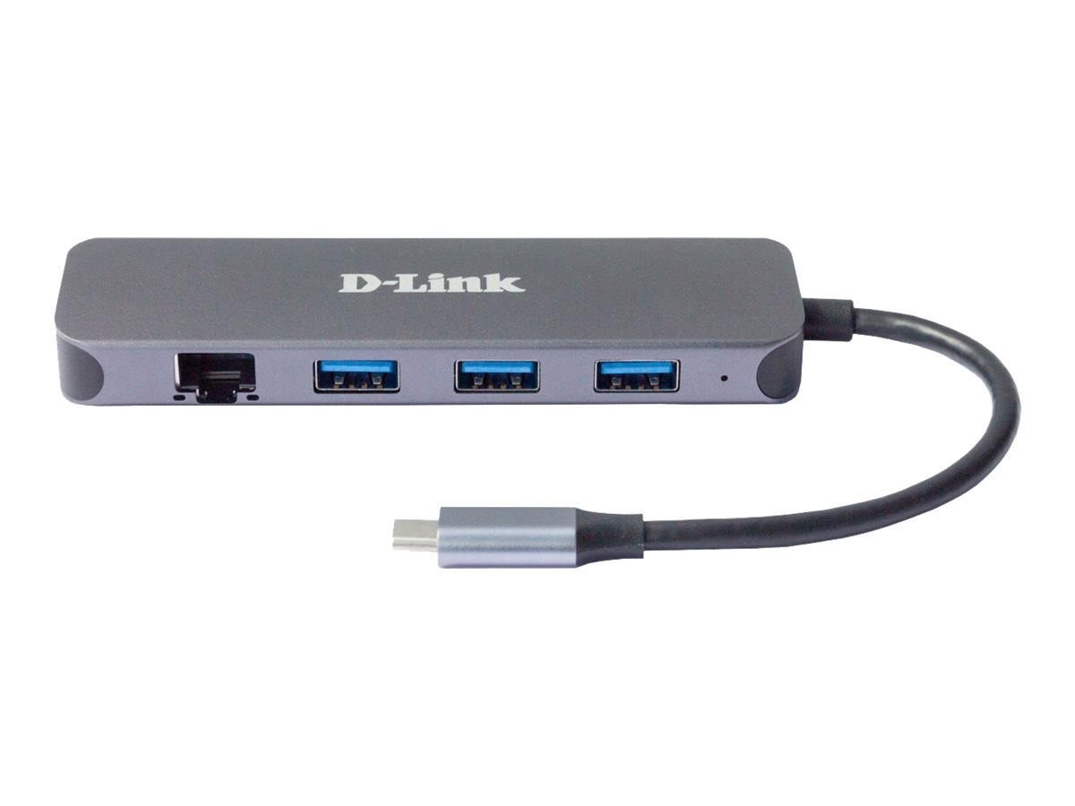 D-Link DUB-2334 - Station d'accueil - USB-C - HDMI - 1GbE - DUB-2334 - Stations d'accueil pour ordinateur portable