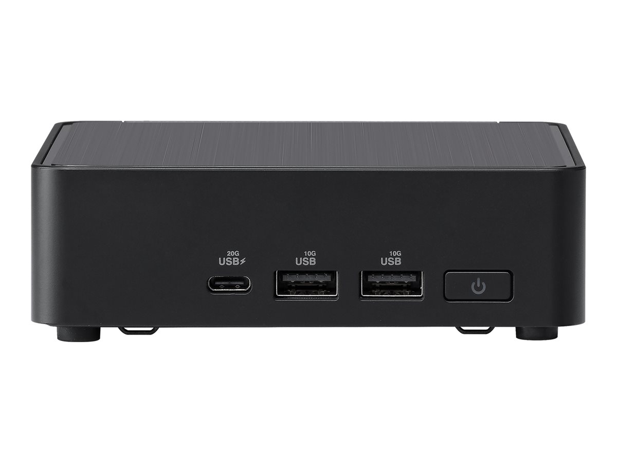 ASUS NUC 14 Pro RNUC14RVKU500002I - Barebone - mini PC - 1 x Core Ultra 5 125H / jusqu'à 4.5 GHz - RAM 0 Go - Intel Arc Graphics - Gigabit Ethernet, 2.5 Gigabit Ethernet, IEEE 802.11ax (Wi-Fi 6E), Bluetooth 5.3 - 802.11a/b/g/n/ac/ax (Wi-Fi 6E), Bluetooth 5.3 - noir - 90AR0062-M00090 - Mini-systèmes