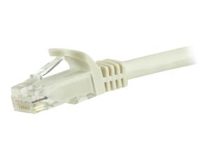 StarTech.com Câble réseau Cat6 Gigabit UTP sans crochet de 3m - Cordon Ethernet RJ45 anti-accroc - Câble patch Mâle / Mâle - Blanc - Cordon de raccordement - RJ-45 (M) pour RJ-45 (M) - 3 m - UTP - CAT 6 - moulé, sans crochet - blanc - N6PATC3MWH - Câbles à paire torsadée