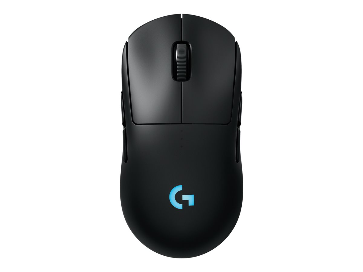 Logitech G PRO 2 - Souris - jeux - droitiers et gauchers - optique - 8 boutons - sans fil, filaire - 2.4 GHz, USB - récepteur USB Logitech LIGHTSPEED - noir - 910-007295 - Souris