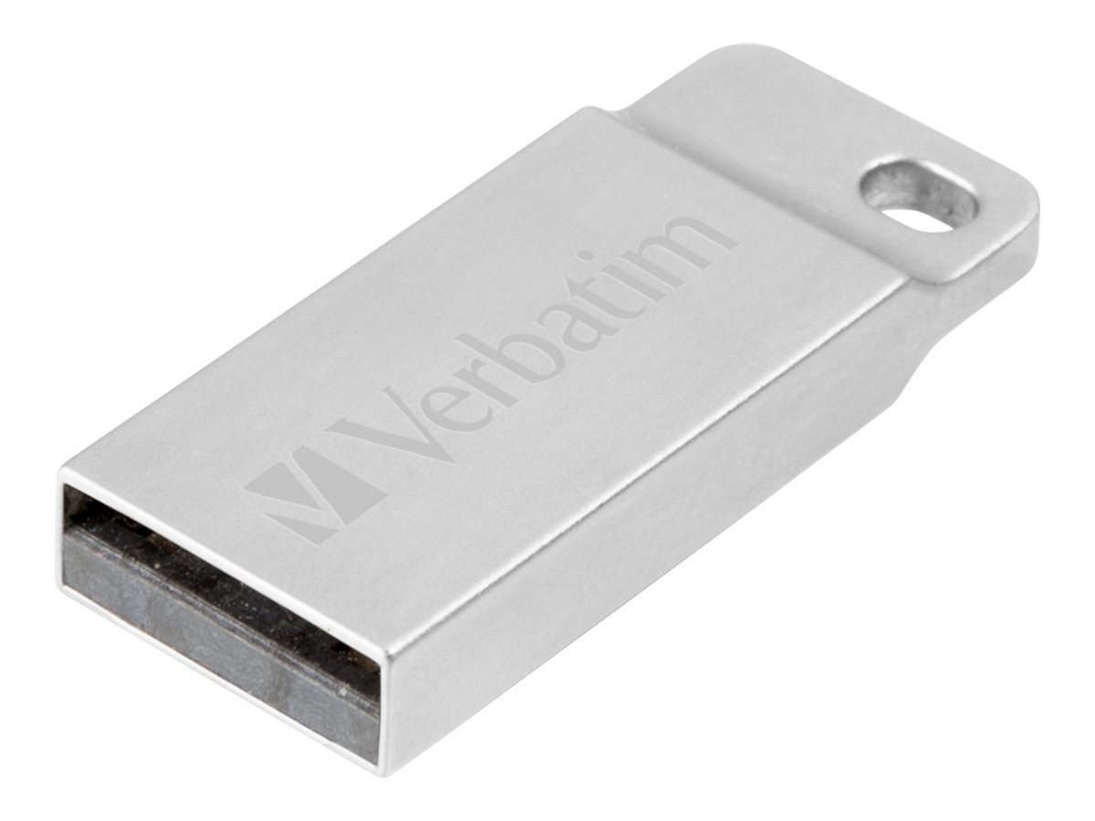 Verbatim Metal Executive - Clé USB - 64 Go - USB - argent - 98750 - Lecteurs flash