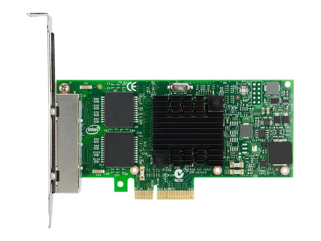 Lenovo ThinkSystem I350-T4 By Intel - Adaptateur réseau - PCIe 2.0 x4 profil bas - 1000Base-T x 4 - pour ThinkAgile MX3331-F Certified Node; ThinkSystem SR250 V2; ST250 V2; ST50 V2 - 7ZT7A00535 - Adaptateurs réseau PCI-e