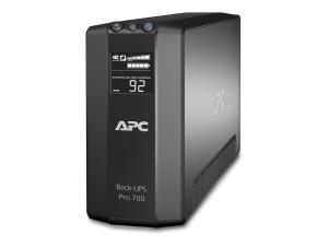 APC Back-UPS RS Commande principale LCD 700 - Onduleur - CA 120 V - 420 Watt - 700 VA - USB - connecteurs de sortie : 6 - noir - pour P/N: AR106SH4, AR106SH6, AR109SH4, AR109SH6, AR112SH4, AR112SH6, SCL500RM1UNC - BR700G - UPS autonomes