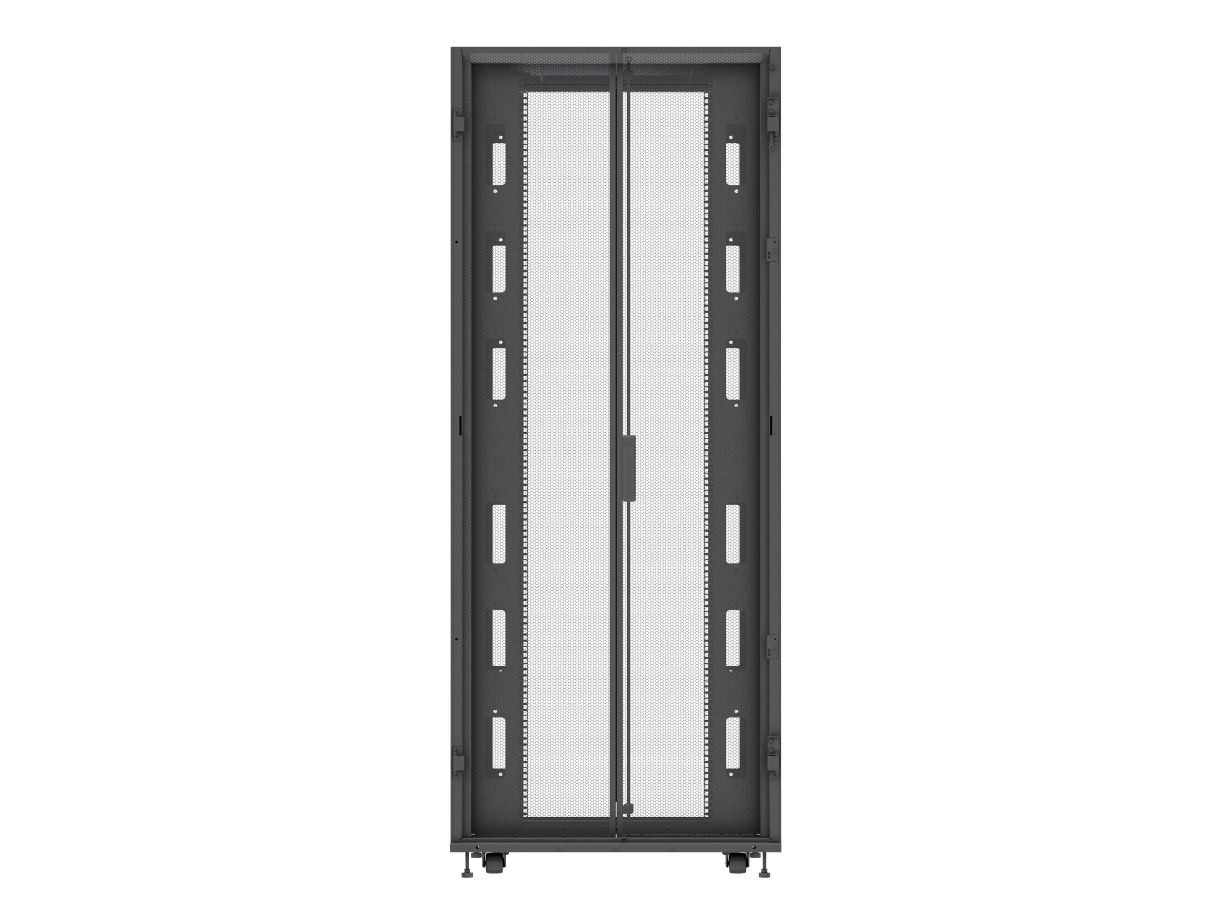 Vertiv VR - Rack armoire - noir, RAL 7021 - 42U - 19" - VR3350 - Accessoires pour serveur