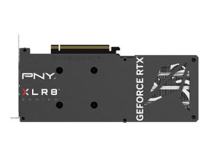 PNY GeForce RTX 4060 8GB Gaming VERTO EPIC-X RGB Triple Fan - Carte graphique - GeForce RTX 4060 - 8 Go GDDR6 - PCIe 4.0 x8 - HDMI, 3 x DisplayPort - boîte - VCG40608TFXXPB1 - Adaptateurs vidéo grand public