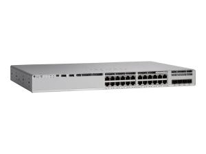 Cisco Catalyst 9200L - Network Advantage - commutateur - C3 - 24 x 10/100/1000 + 4 x Gigabit SFP (liaison montante) - Montable sur rack - C9200L-24T-4G-A - Concentrateurs et commutateurs gigabit