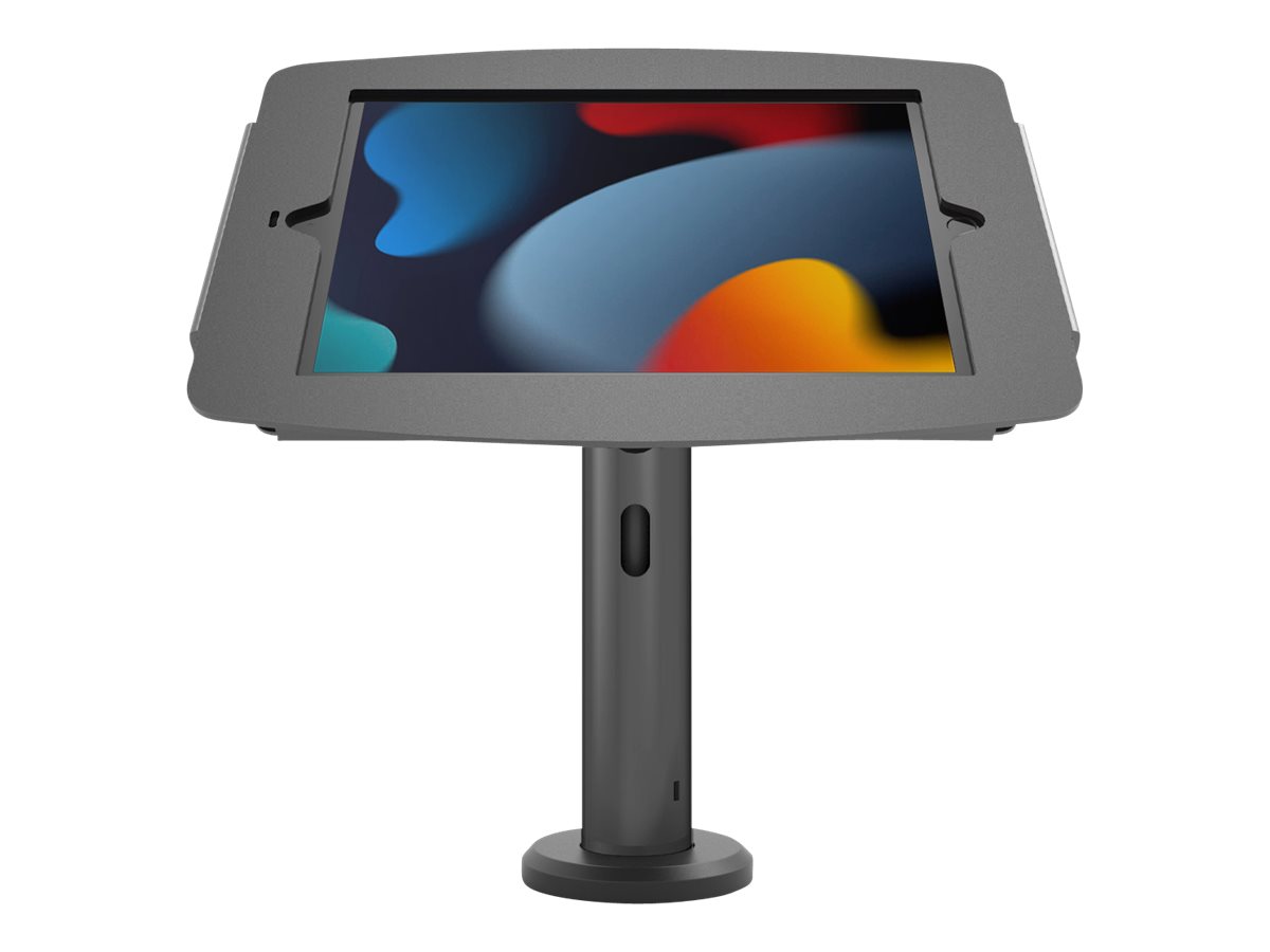 Compulocks iPad Mini 8,3" Boîtier Space et support inclinable Rise 8" - Pied - pour tablette - kiosque inclinable - verrouillable - aluminium de haute qualité - noir - Taille d'écran : 8.3" - posé sur le sol - pour Apple iPad mini (6ème génération) - TCDP01830IPMSB - Accessoires pour ordinateur portable et tablette
