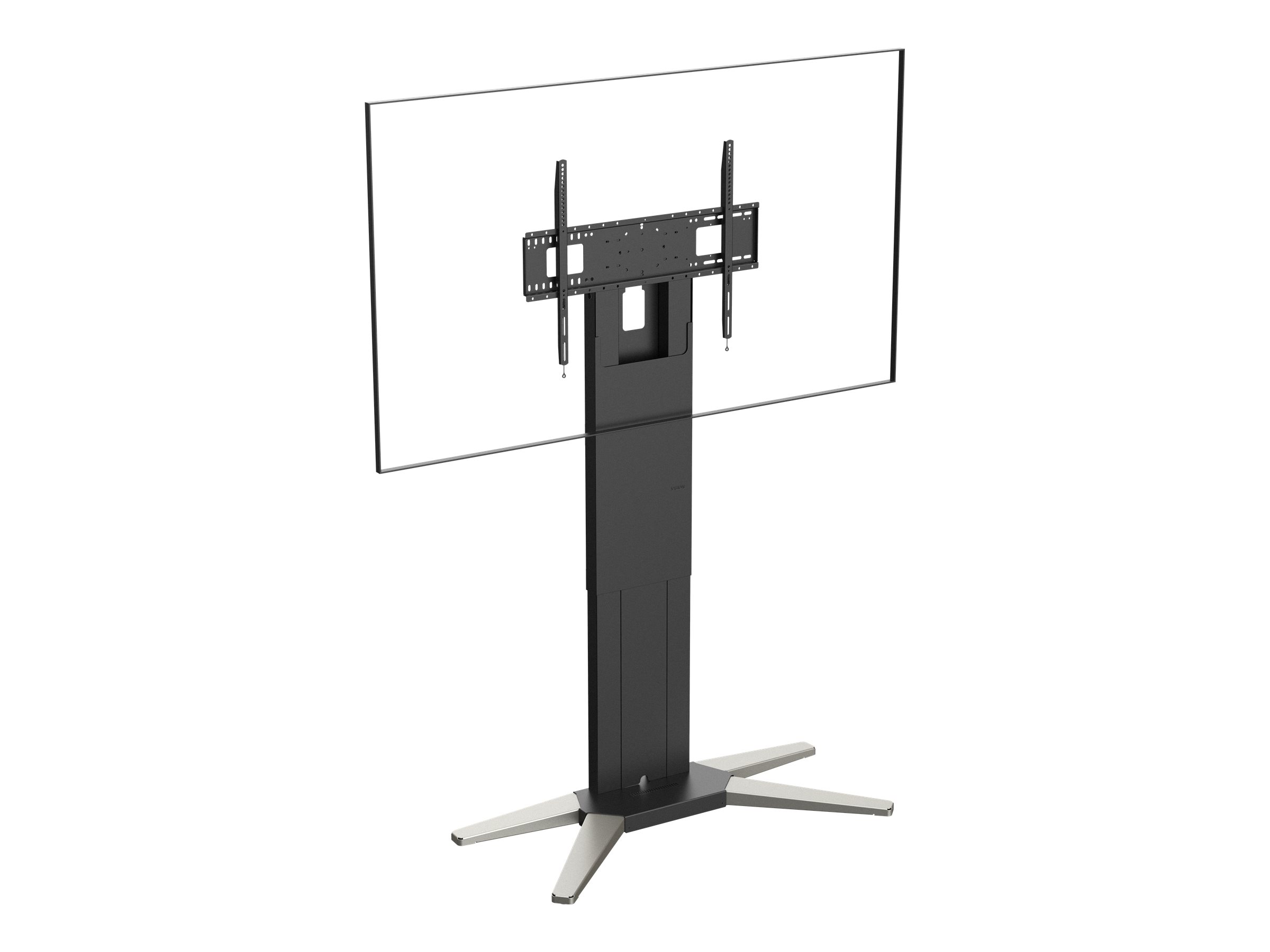 Vision - Chariot - lourdement sollicité - pour écran plat - acier - noir mat - Taille d'écran : 47"-90" - VFM-F51T - Montages pour TV et moniteur