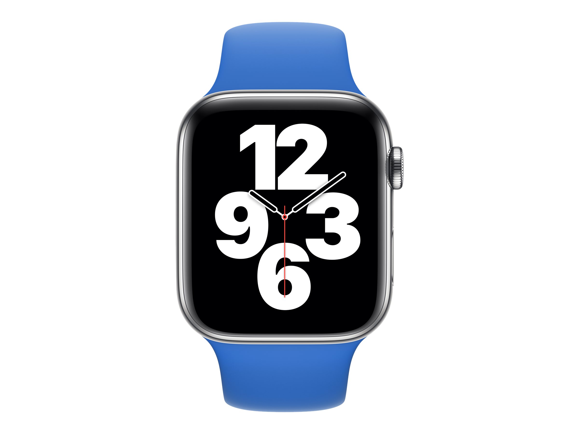 Apple - Bracelet pour montre intelligente - taille Regular - bleu capri - pour Watch (42 mm, 44 mm, 45 mm, 49 mm) - MJK53ZM/A - Accessoires pour smart watch