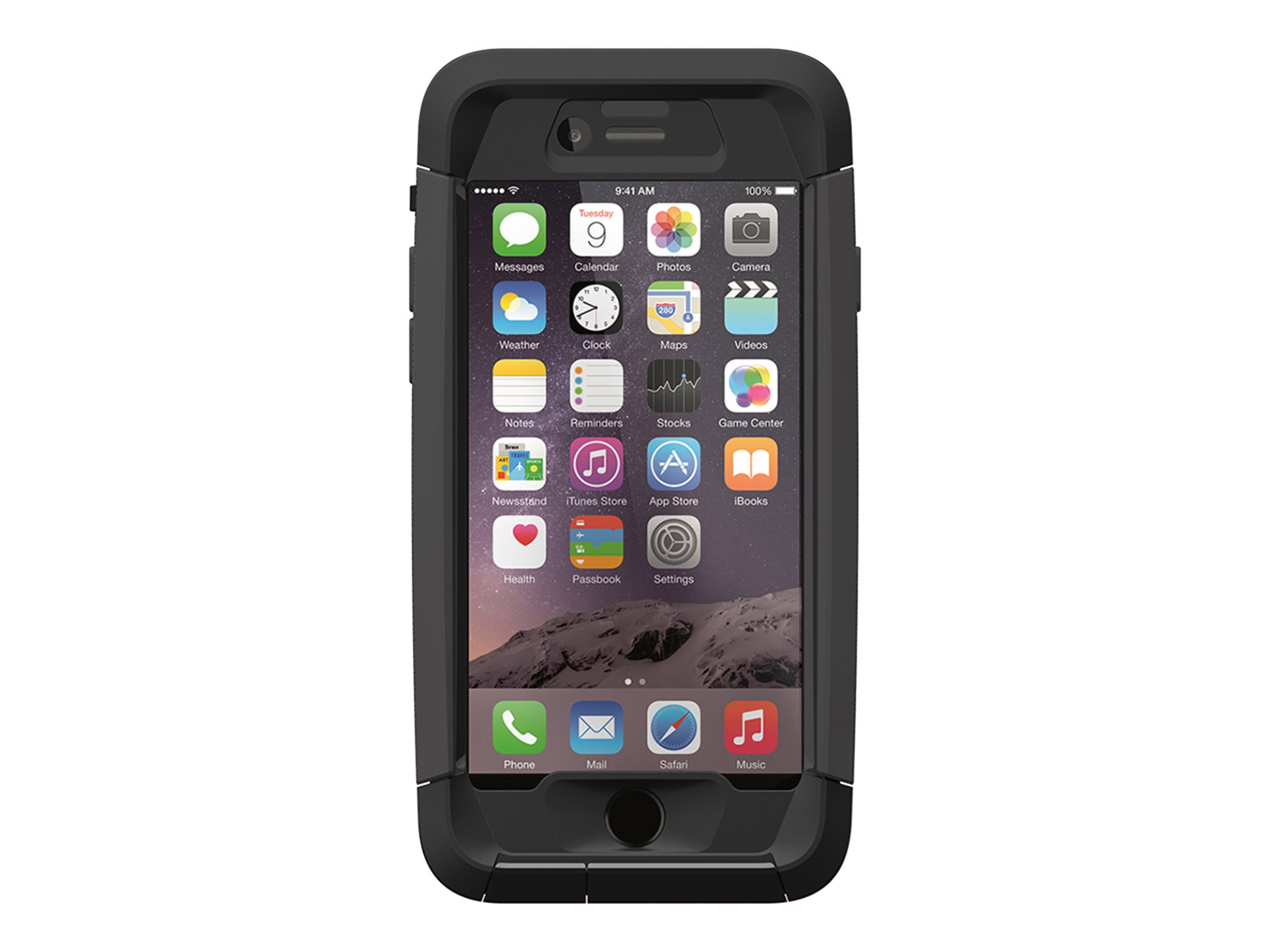Thule Atmos X5 - Boîtier de protection pour téléphone portable - polycarbonate - blanc, Ombre foncée - TAIE5125WT/DS - Coques et étuis pour téléphone portable