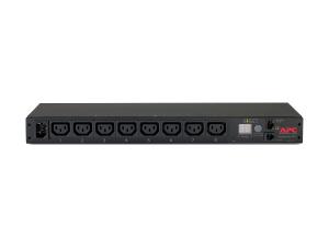 PDU en rack avec compteur APC AP7820B - Unité de distribution secteur (rack-montable) - CA 200/208/230 V - 2300 VA - Ethernet 10/100 - entrée : IEC 60320 C14 - connecteurs de sortie : 8 (power IEC 60320 C13) - 1U - 1.98 m cordon - pour P/N: SMTL1000RMI2UC, SMX1000C, SMX1500RM2UC, SMX1500RM2UCNC, SMX750C, SMX750CNC - AP7820B - Parasurtenseurs et PDU