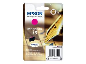 Epson 16 - 3.1 ml - magenta - original - cartouche d'encre - pour WorkForce WF-2010, 2510, 2520, 2530, 2540, 2630, 2650, 2660, 2750, 2760 - C13T16234012 - Cartouches d'imprimante