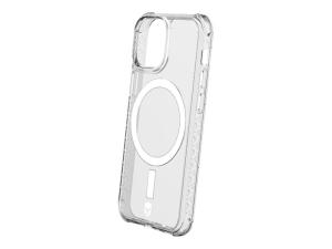 Force Case - Coque de protection pour téléphone portable - antibactérien - compatibilité avec MagSafe - polycarbonate, polyuréthanne thermoplastique (TPU) - transparent - pour Apple iPhone 13 - FCAIRMAGIP1361T - Coques et étuis pour téléphone portable