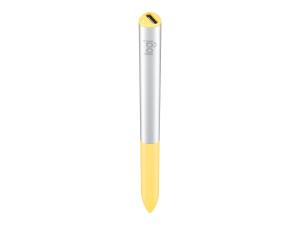Logitech Pen - Stylo numérique - sans fil - jaune - pour Acer Chromebook Enterprise 514; HP Chromebook x360; Samsung Galaxy Chromebook 2 - 914-000069 - Dispositifs de pointage