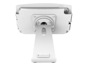 Compulocks iPad 10.2" Support de comptoir 360 pivotant et inclinable avec boîtier Space - Kit de montage (enceinte, base de montage VESA) - pour tablette - verrouillable - aluminium de haute qualité - blanc - Taille d'écran : 10.2" - dessus de comptoir - pour Apple 10.2-inch iPad (7ème génération, 8ème génération, 9ème génération) - 303W102IPDSW - Accessoires pour ordinateur portable et tablette