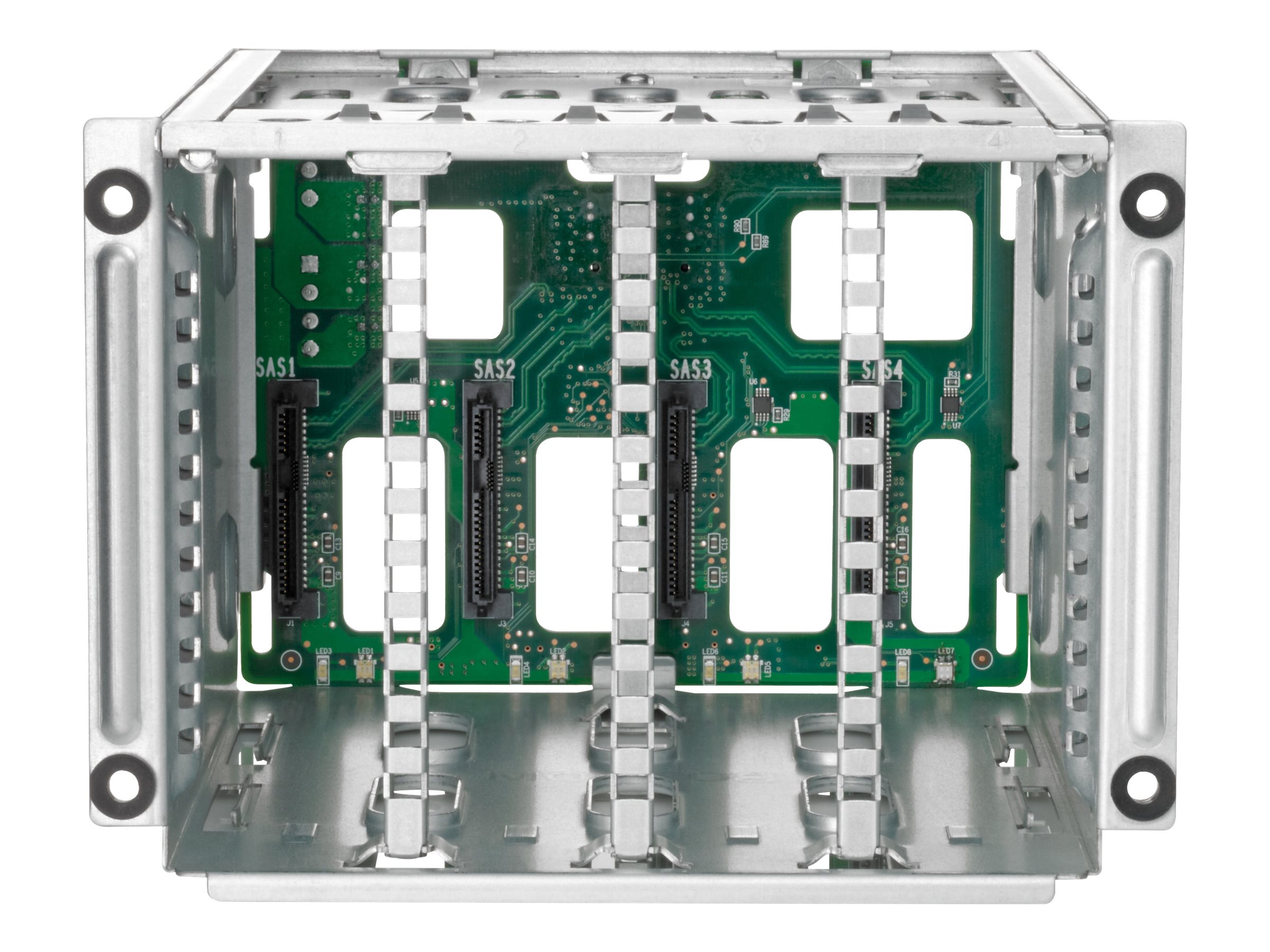 HPE 8SFF x1 U.3 Drive Cage Kit - Compartiment pour lecteur de support de stockage - tri-mode - P48813-B21 - Montage de disque dur