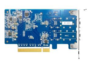 QNAP QXG-25G2SF-CX6 - Adaptateur réseau - PCIe 4.0 x8 profil bas - 25 Gigabit SFP28 x 2 - pour QNAP TS-H2490FU - QXG-25G2SF-CX6 - Adaptateurs réseau filaires