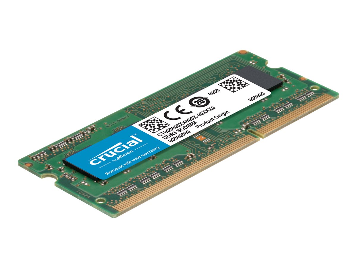 Crucial - DDR4 - module - 4 Go - SO DIMM 260 broches - 2666 MHz / PC4-21300 - CL19 - 1.2 V - mémoire sans tampon - non ECC - CT4G4SFS8266 - DDR4