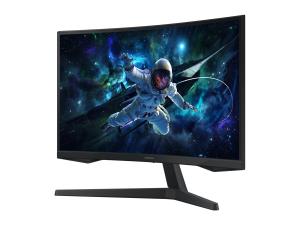 Samsung Odyssey G5 S27CG552EU - G55C Series - écran LED - jeux - incurvé - 27" - 2560 x 1440 QHD @ 165 Hz - VA - 300 cd/m² - 2500:1 - HDR10 - 1 ms - HDMI, DisplayPort - noir - LS27CG552EUXEN - Écrans d'ordinateur