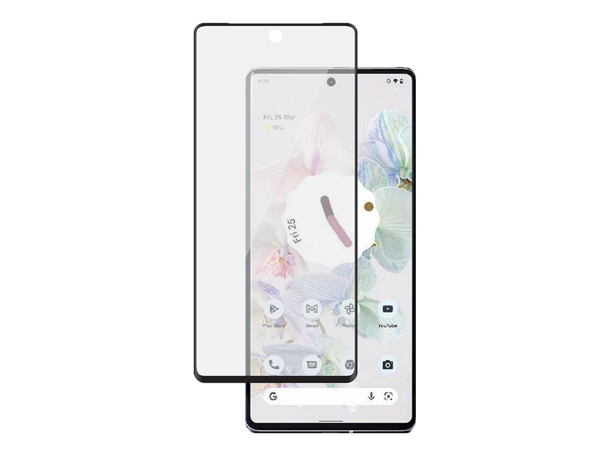 BIGBEN Connected - Protection d'écran pour téléphone portable - 2.5D - verre - couleur de cadre noir - pour Google Pixel 7 - PEGLASSPIXEL7 - Accessoires pour téléphone portable