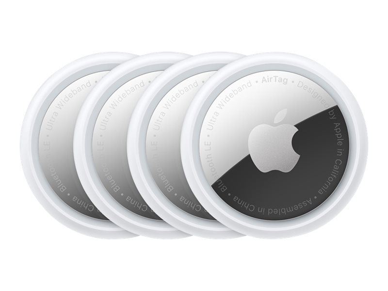 Apple AirTag - Balise Bluetooth anti-perte pour téléphone portable, tablette (pack de 4) - pour iPhone/iPad/iPod - MX542ZM/A - Accessoires pour ordinateur portable et tablette