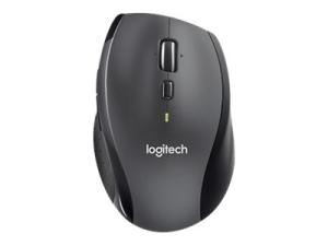 Logitech M705 - Souris - pour droitiers - laser - sans fil - 2.4 GHz - récepteur sans fil USB - gris - 910-001949 - Souris