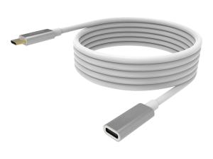 Vision Techconnect - Rallonge de câble USB - 24 pin USB-C (M) pour 24 pin USB-C (F) - 2 m - TC 2MUSBCEXT - Câbles USB