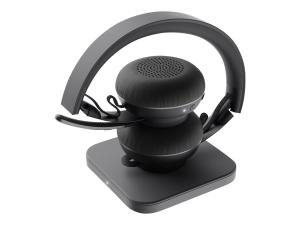 Logitech Zone 900 - Micro-casque - sur-oreille - Bluetooth - sans fil - Suppresseur de bruit actif - 981-001101 - Écouteurs