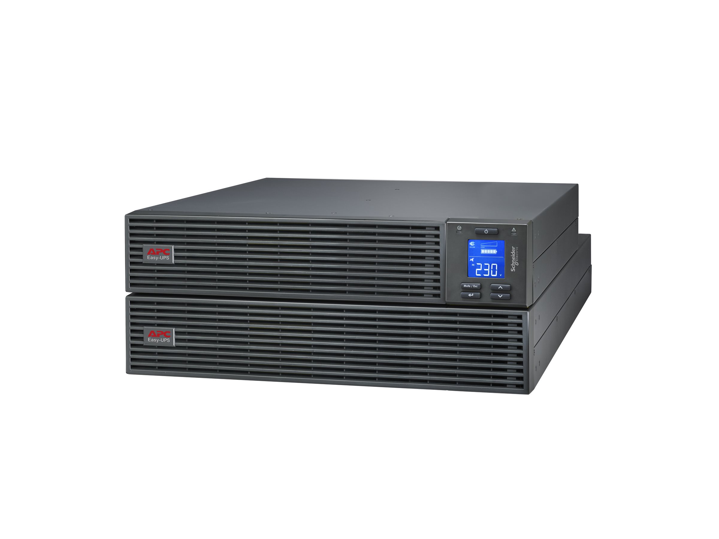 APC Easy UPS SRV SRV3KRILRK - Onduleur (rack-montable) - CA 220/230/240 V - 2400 Watt - 3000 VA - USB, RS-232 - connecteurs de sortie : 7 - PFC - avec Kit de rail - SRV3KRILRK - UPS montables sur rack