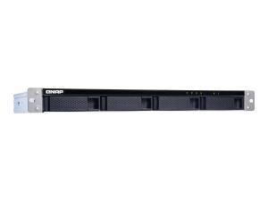 QNAP TL-R400S - Baie de disques - 4 Baies (SATA-600) - SATA 6Gb/s (externe) - rack-montable - 1U - TL-R400S - Baies de disque SATA