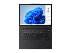 Lenovo ThinkPad T14 Gen 5 21ML - Conception de charnière à 180 degrés - Intel Core Ultra 5 - 125U / jusqu'à 4.3 GHz - Win 11 Pro - Intel Graphics - 8 Go RAM - 256 Go SSD TCG Opal Encryption 2, NVMe - 14" IPS 1920 x 1200 - Gigabit Ethernet - Wi-Fi 6E, Bluetooth - noir - clavier : Français - avec 1 an de support Premier Lenovo - 21ML0065FR - Ordinateurs portables