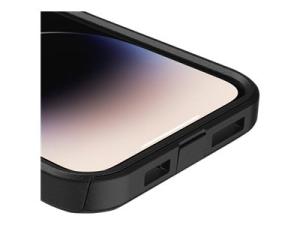 OtterBox Commuter Series - Coque de protection pour téléphone portable - robuste - antimicrobien - compatibilité avec MagSafe - polycarbonate, caoutchouc synthétique - noir - pour Apple iPhone 14 Pro Max - 77-88446 - Coques et étuis pour téléphone portable
