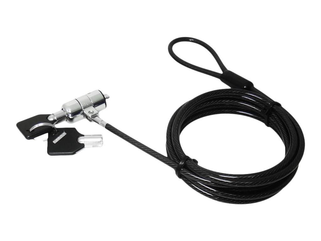 DLH - Câble de sécurité - noir - 1.8 m - DY-CS3310 - Accessoires pour ordinateur portable et tablette