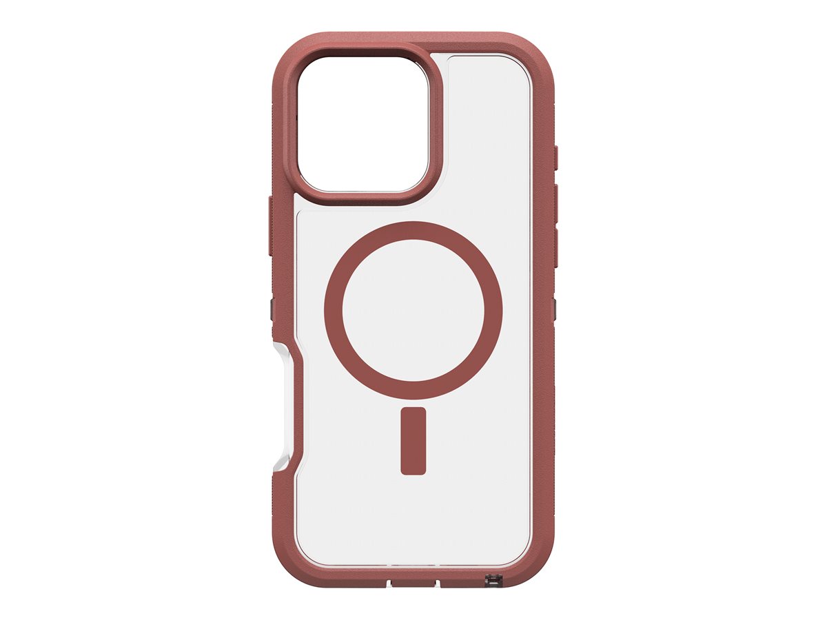 OtterBox Defender Series XT - Coque de protection pour téléphone portable - robuste - compatibilité avec MagSafe - rouge brique - pour Apple iPhone 16 Pro Max - 77-96128 - Coques et étuis pour téléphone portable