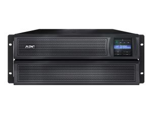 APC Smart-UPS X 2200 rack/tour LCD - Onduleur (montable sur rack / externe) - CA 230 V - 1980 Watt - 2200 VA - Ethernet 10/100, RS-232, USB - connecteurs de sortie : 10 - 4U - noir - avec APC UPS Network Management Card - pour P/N: AR106SH6, AR109SH6, AR112SH6, AR3006, AR3006SP, AR3103, AR3103SP, AR3106, AR3106SP - SMX2200HVNC - UPS montables sur rack