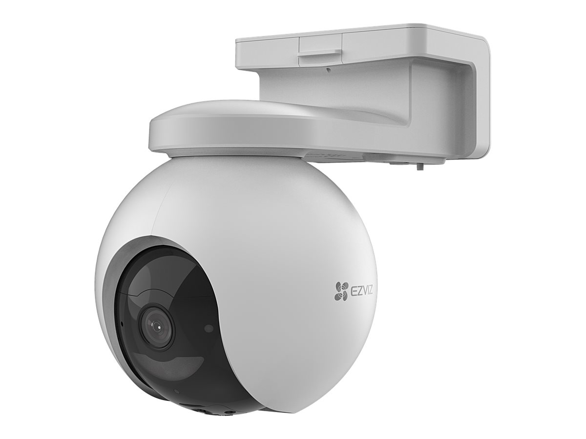 EZVIZ EB8 4G - Caméra de surveillance réseau - panoramique / inclinaison - extérieur - résistant aux intempéries - couleur (Jour et nuit) - 3 MP - 2304 x 1296 - 2K - audio - sans fil - LTE - H.264, H.265 - CC 5 V - CS-EB8-R100-1K3FL4GA - Caméras de sécurité