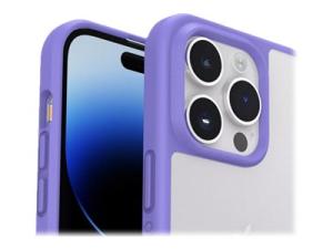 OtterBox React Series - ProPack Packaging - coque de protection pour téléphone portable - antimicrobien - élastomère thermoplastique (TPE), polycarbonate, 50 % de plastique recyclé - purplexing - pour Apple iPhone 14 Pro - 77-88895 - Coques et étuis pour téléphone portable