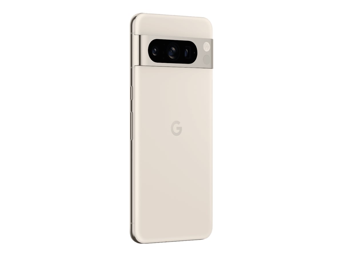 Google Pixel 8 Pro - 5G smartphone - double SIM - RAM 12 Go / Mémoire interne 512 Go - écran OEL - 6.7" - 2992 x 1344 pixels (120 Hz) - 3 x caméras arrière 50 MP, 48 MP, 48 MP - front camera 10,5 MP - porcelaine - GA04927-GB - Smartphones 5G