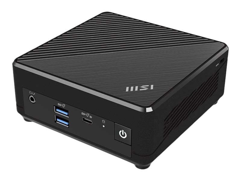 MSI Cubi N ADL 001BEU - Mini PC Pentium N200 / jusqu'à 3.7 GHz - RAM 0 Go - aucun disque dur - UHD Graphics - Gigabit Ethernet - Aucun SE fourni - moniteur : aucun - noir - 936-B0A911-069 - Ordinateurs de bureau