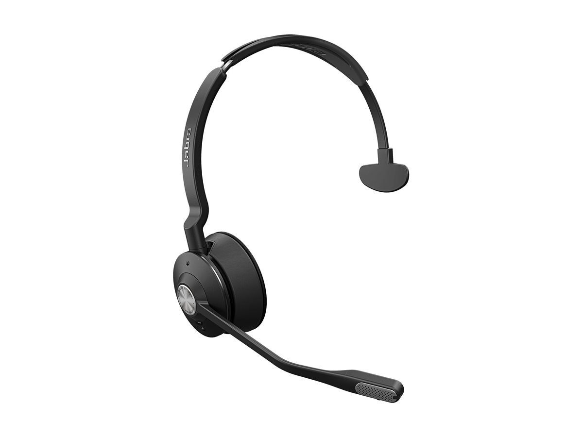 Jabra Engage 75 SE Mono - Micro-casque - sur-oreille - DECT / Bluetooth - sans fil - NFC* - certifié UC, certifié Zoom, Certifié Google Meet, Certifié Amazon Chime, Works With Chromebook Certified, certifié pour Microsoft Teams Open Office - 9656-583-111 - Écouteurs