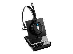 EPOS IMPACT SDW 5016T - Système de casque - sur-oreille - convertible - DECT - sans fil, filaire - noir - Certifié pour Microsoft Teams, Optimisé pour la CU - 1001035 - Écouteurs