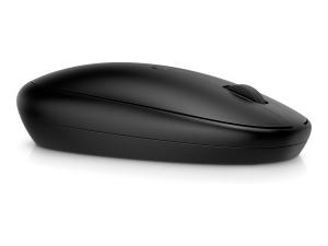 HP 245 - Souris - droitiers et gauchers - optique - 3 boutons - sans fil - Bluetooth 5.1 - noir - 81S67AA#ABB - Souris