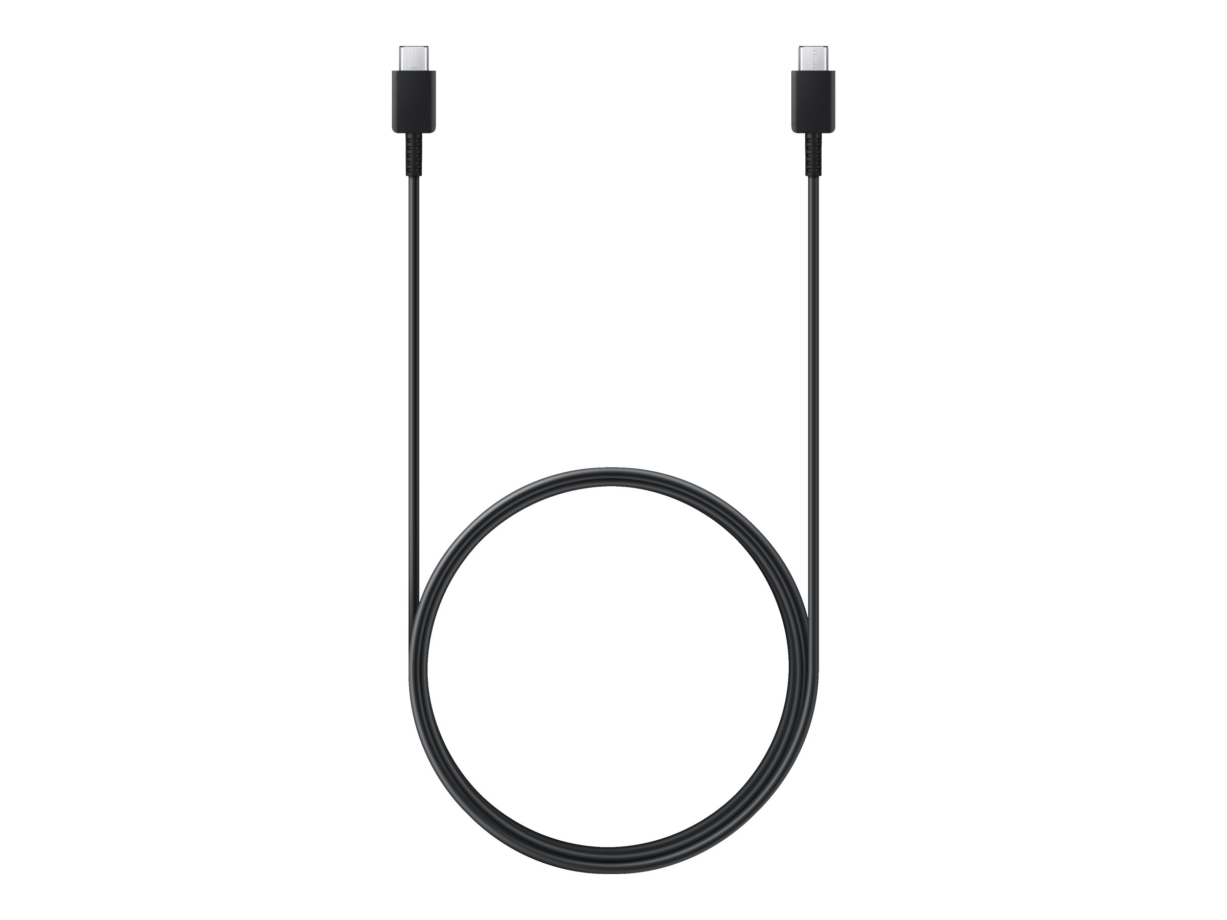 Samsung EP-DX310 - Câble USB - 24 pin USB-C (M) pour 24 pin USB-C (M) - USB 2.0 - 3 A - 1.8 m - USB Power Delivery (3A, 60W), Chargement super rapide jusqu'à 25 W - noir - EP-DX310JBEGEU - Câbles USB